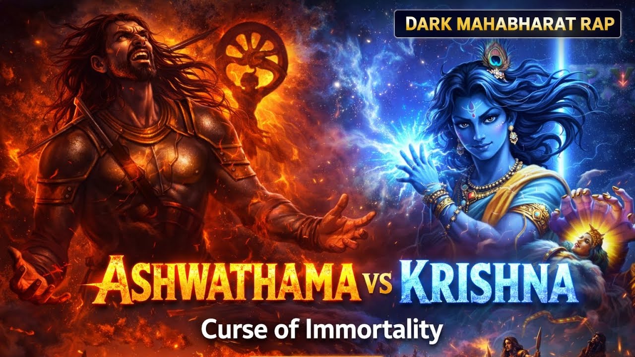 ASHWATHAMA vs KRISHNA | Curse of Immortality | Dark Mahabharat Rap