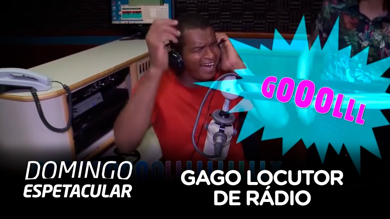 Gago faz sucesso como locutor de rádio em Maceió