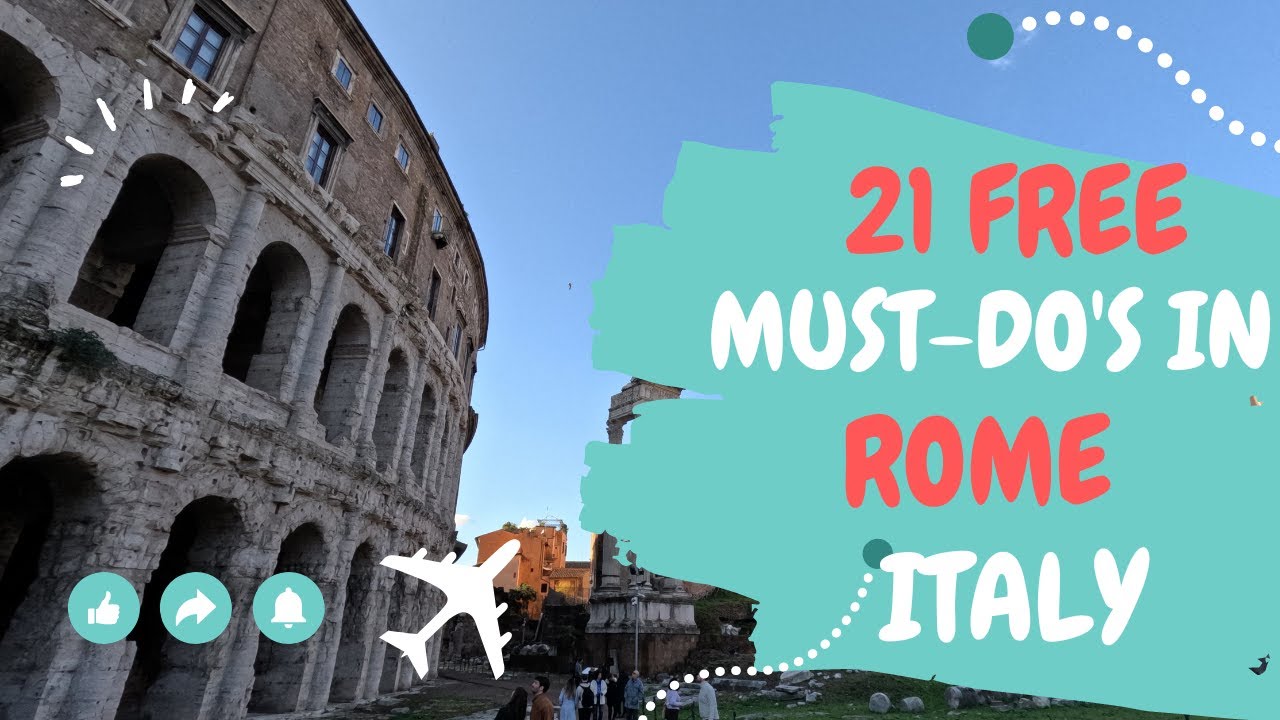 21 Amazing FREE Things To Do In Rome, Italy (and tips to travel cheaply, comfortably, and safely!)