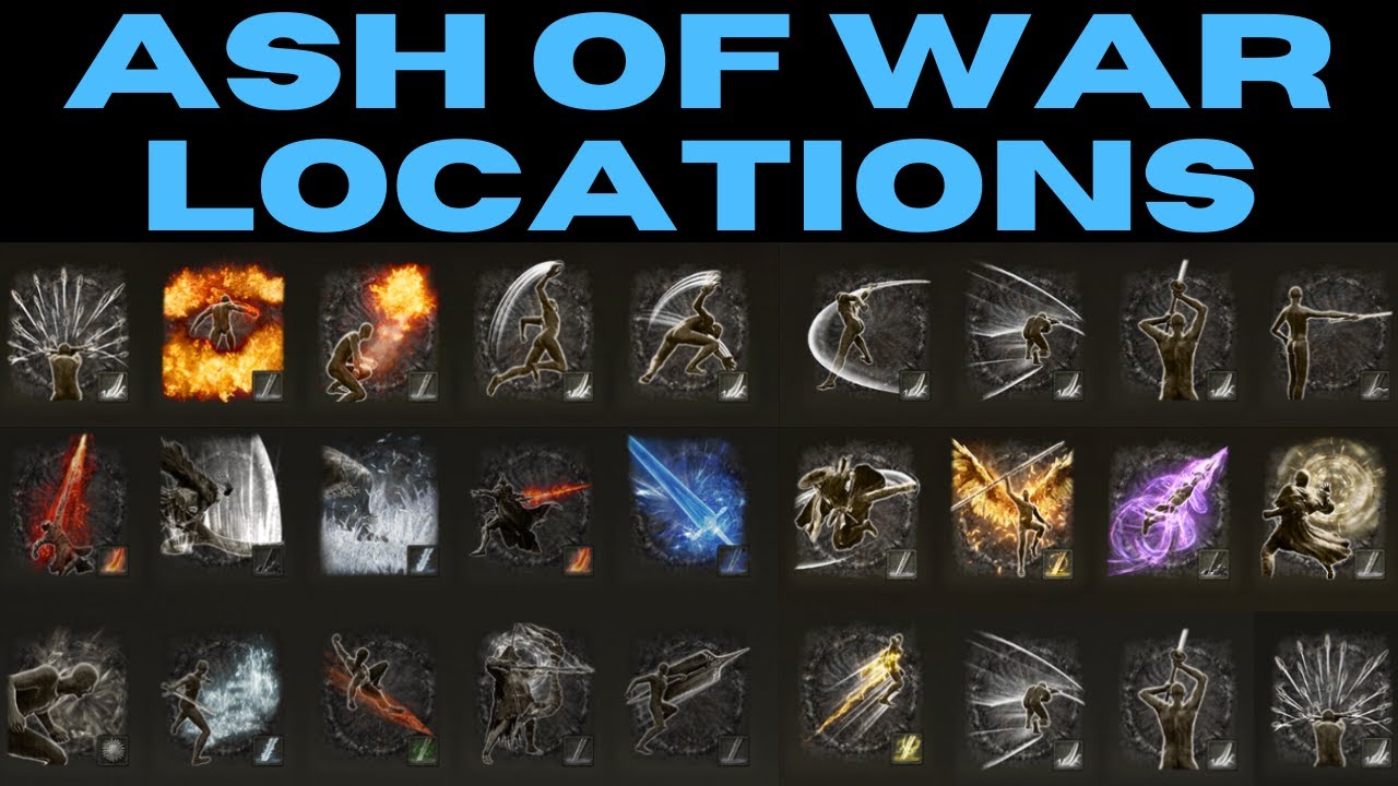 Elden Ring DLC: All Ash of War Locations | Complete Shadow of the Erdtree Guide