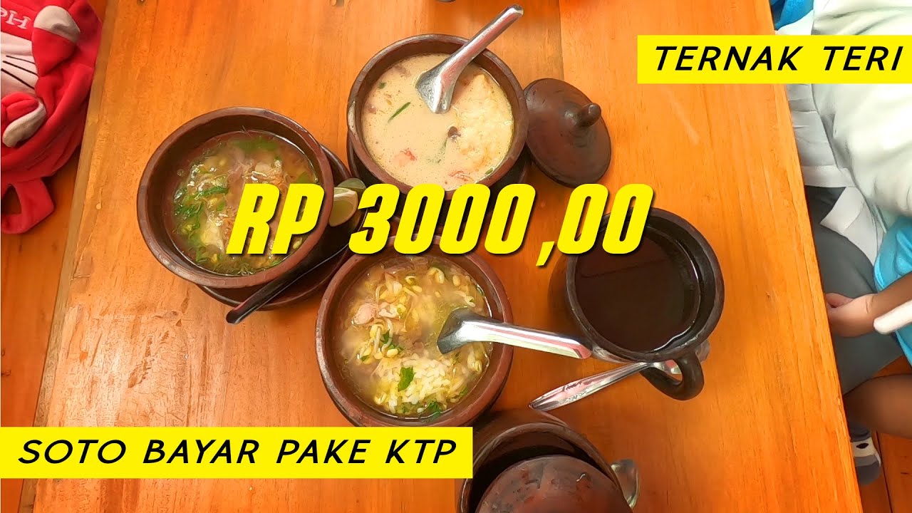 Makan Soto cuman 3000, bayarnya pake KTP - Ternak Teri | Road bike Indonesia