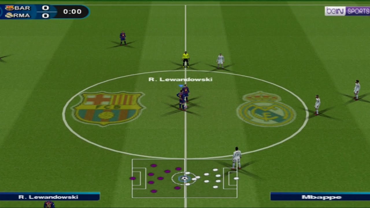 PES 2026 PS2 Barcelona vs Real Madrid 