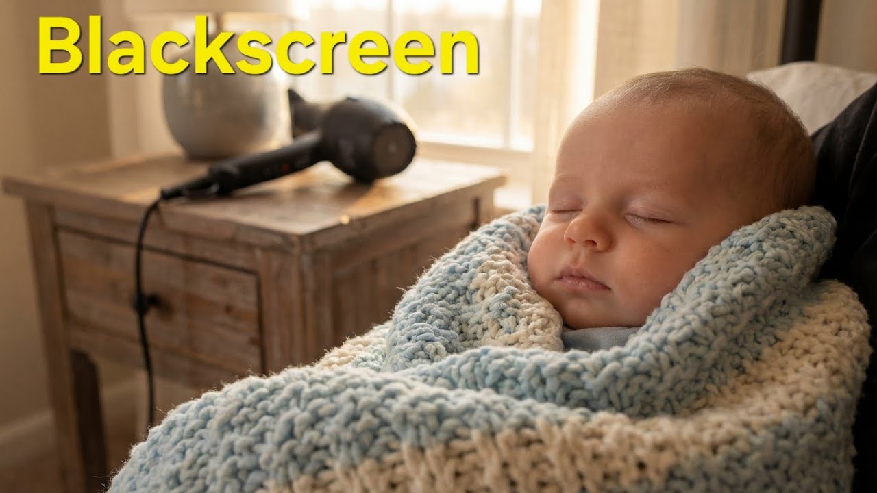 3 STUNDEN FÖHN-GERÄUSCH 🎧 Baby Einschlafen | Deep Sleep & Entspannung