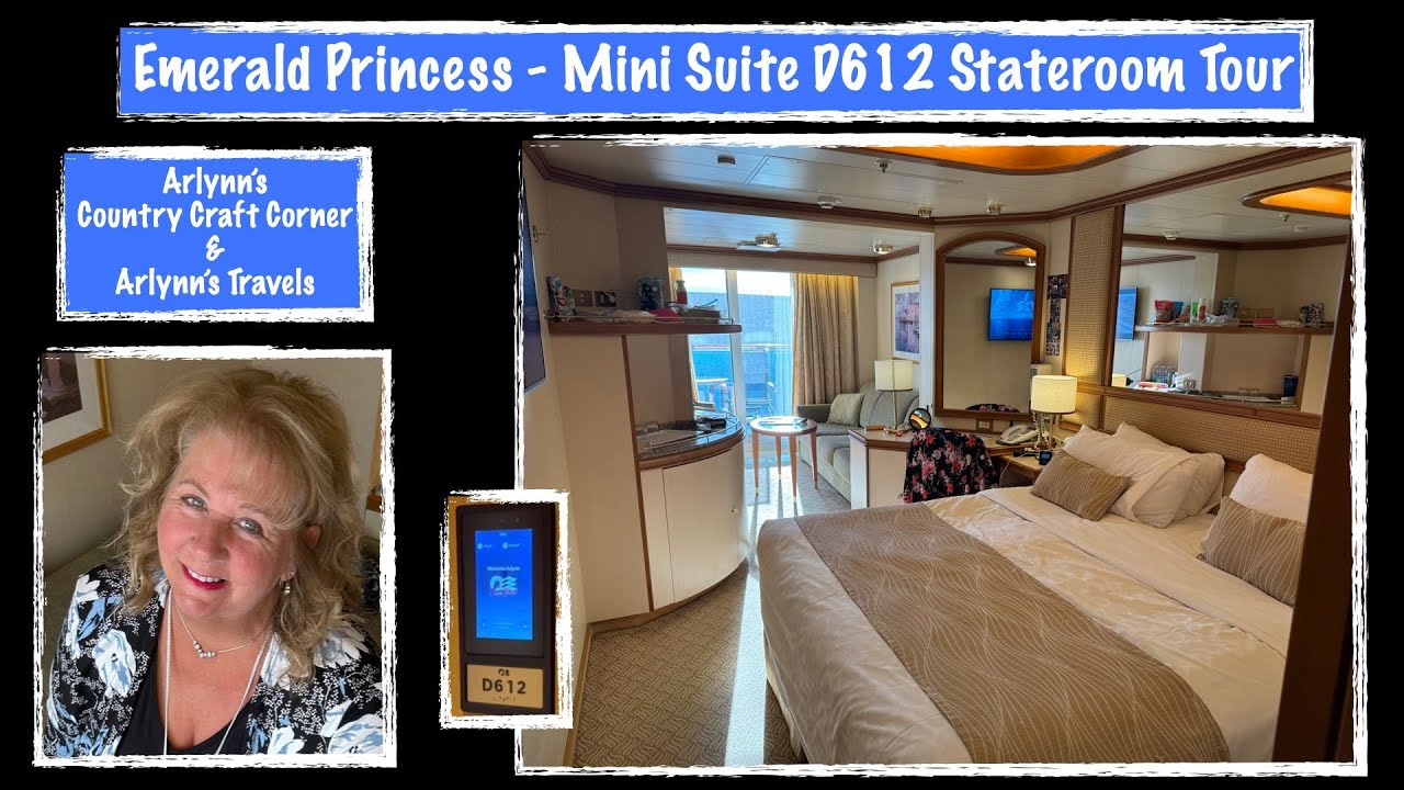 ⚓️ Emerald Princess ⚓️ Mini Suite D612 Stateroom Tour ⚓️
