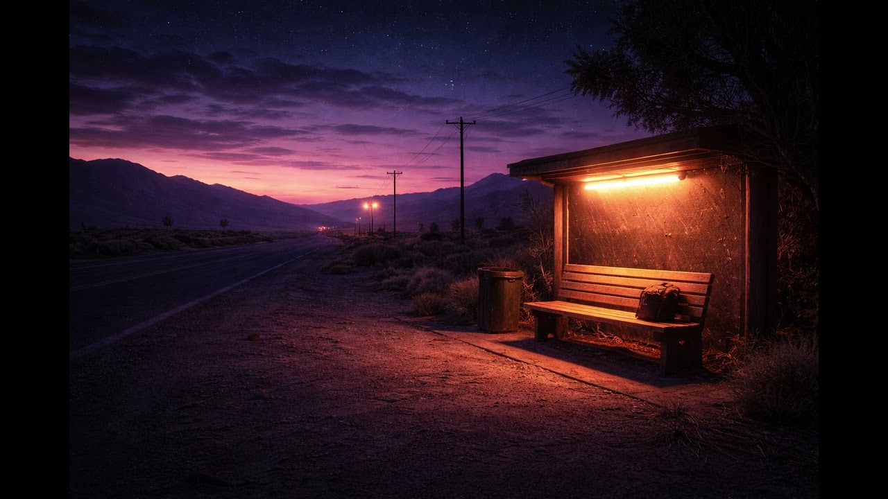 Neon Solitude 🌙 | Desert Night Drive Ambient | Melodic Chillout