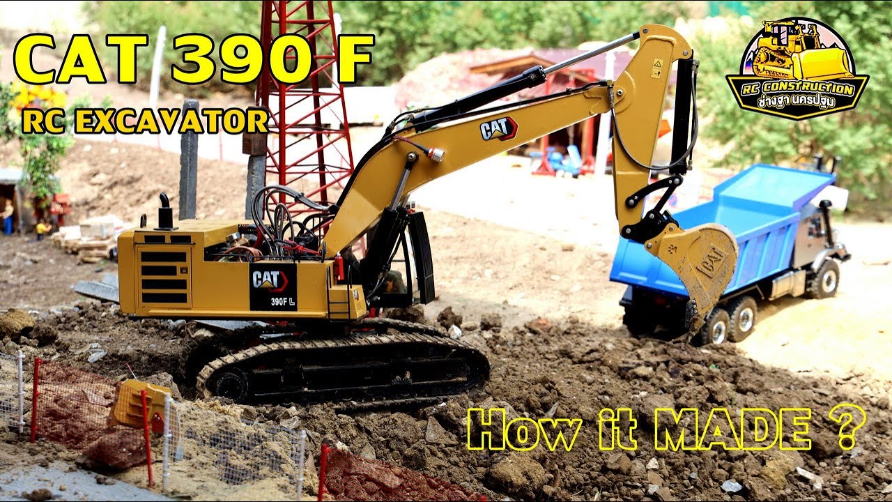 RC Hydraulic Excavator CAT 390F 1:12 Scale 60 Kg !!! How it made. # EP. 03