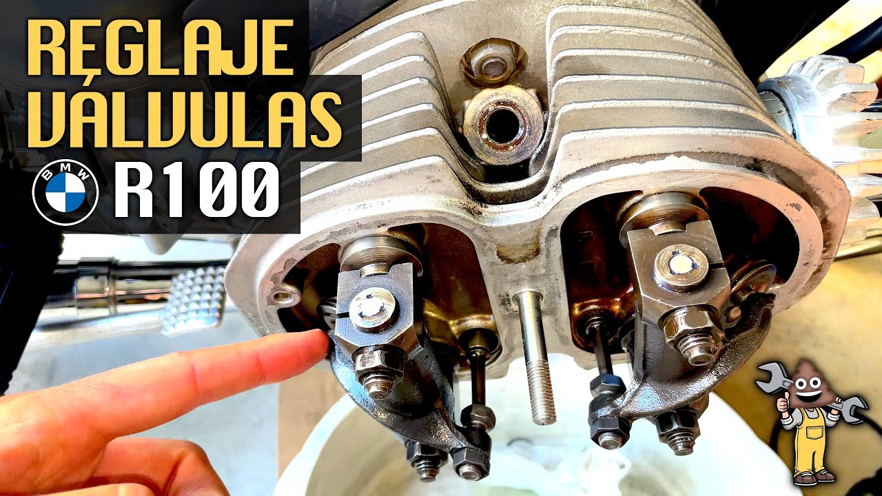 R100 #63 🤔 CÓMO HACER REGLAJE DE VÁLVULAS 😀 BMW BOXER R100 2 VÁLVULAS ⏰