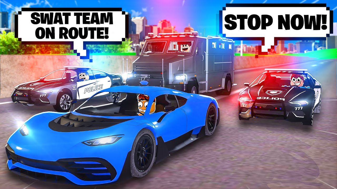 I Was In A High Speed Chase With The POLICE In Car Dealership Tycoon!!!