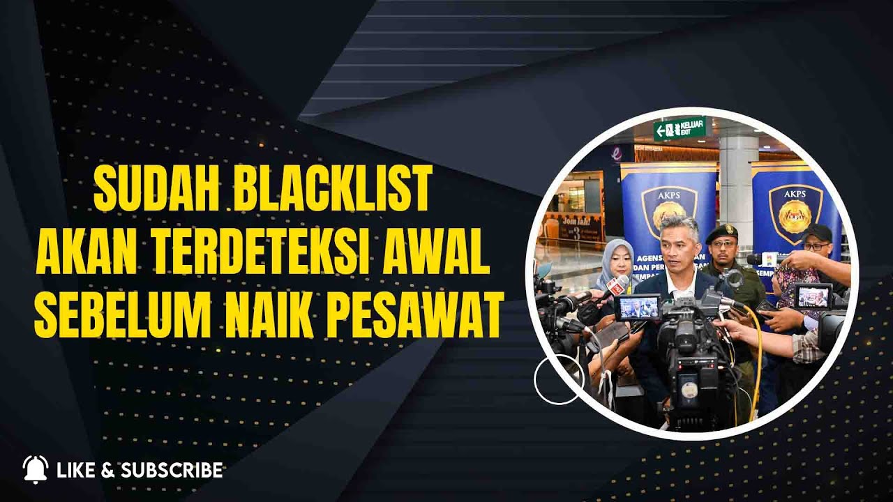 SEBELUM NAIK PESAWAT SUDAH KENA TOLAK DAN TAHU KALAU SUDAH BLACKLIST.