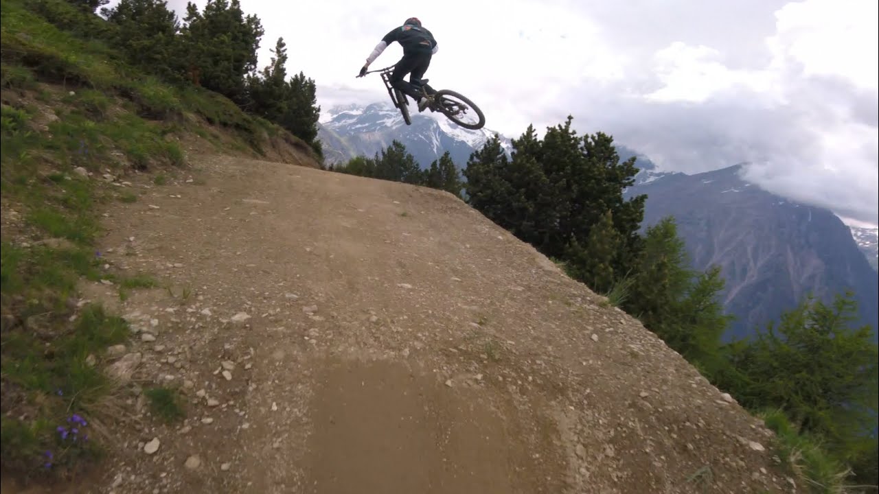 Vtt DH 2 alpes Bikepark - Diable complète