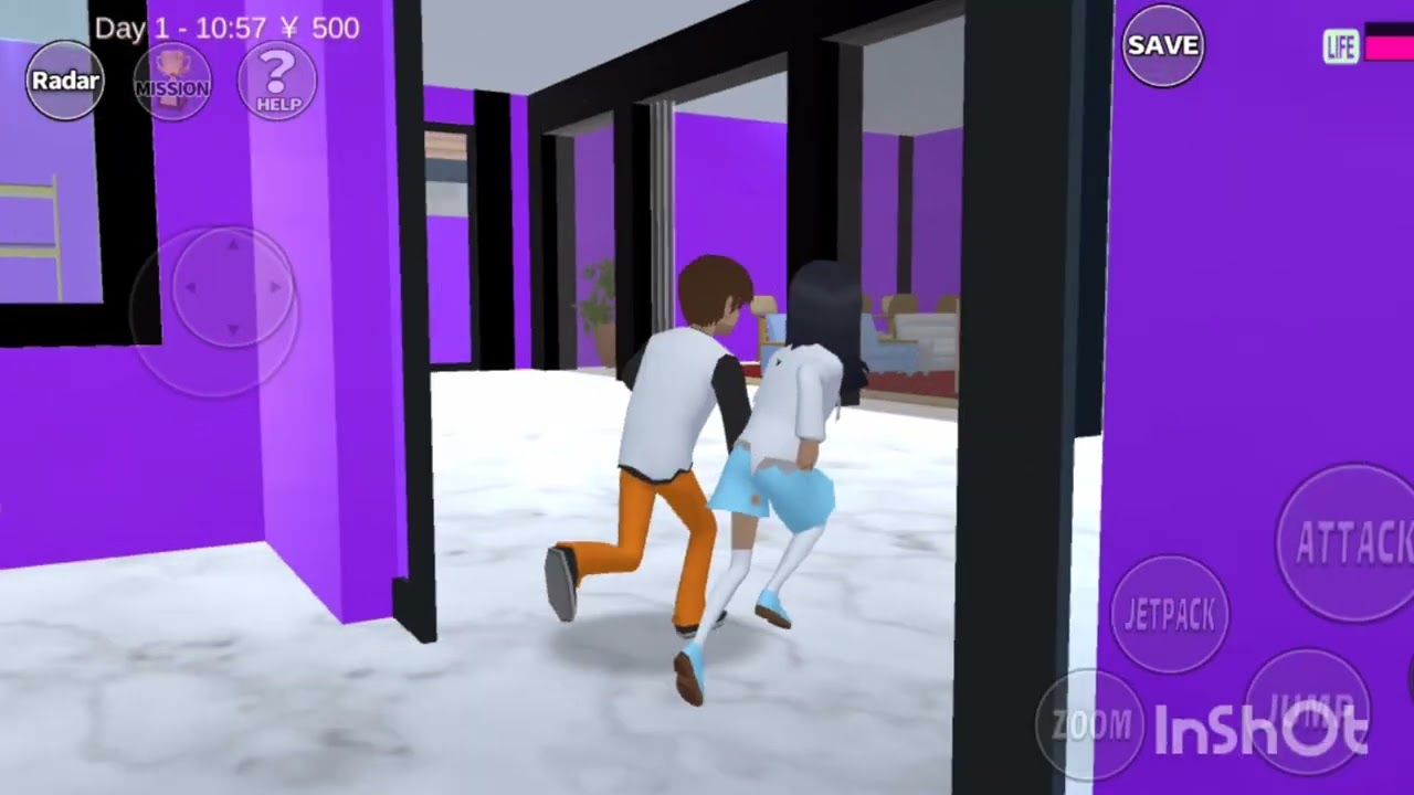 မောင်နှမသုံးယောက်တီဗီကြည့်မယ်#sakuraschoolsimulator #story #sakura #drama