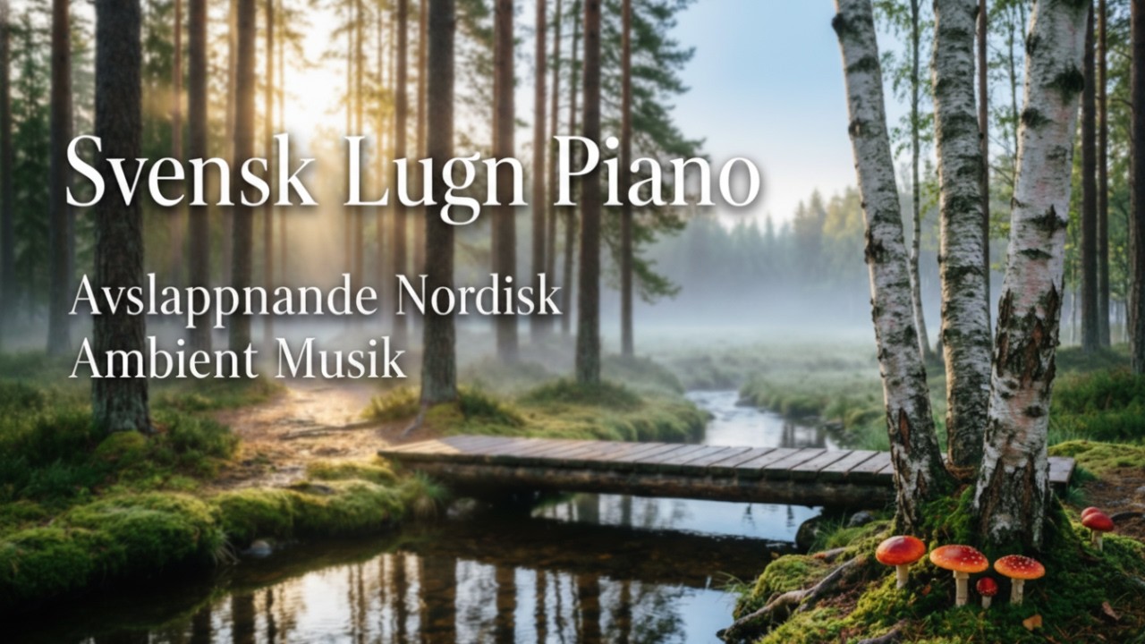 Swedish Calm Piano 🧘 Relaxing Nordic Ambient Music