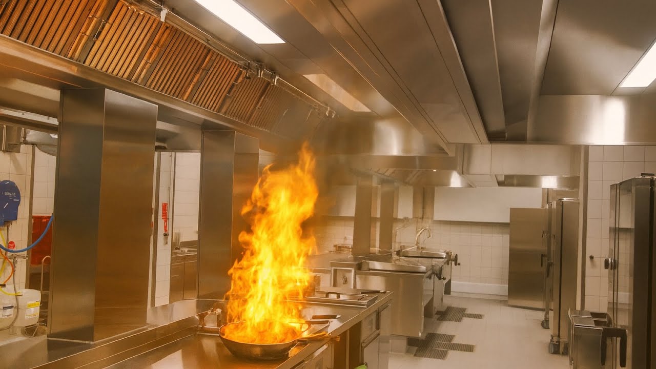 🔥 Feuerlöschanlagen in Großküchen – Expertentalk über Brandschutz, Normen und Sicherheit