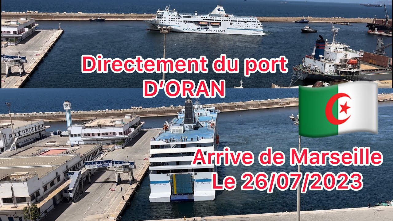 Algérie ferries directe de port d’ORAN