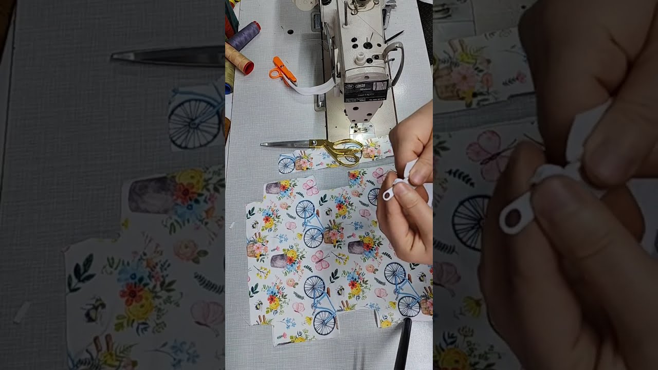 Makyaj Çantası Kalıbı Nasıl Çıkarılır ve Dikilir? 🧵👜#reklam değildir 