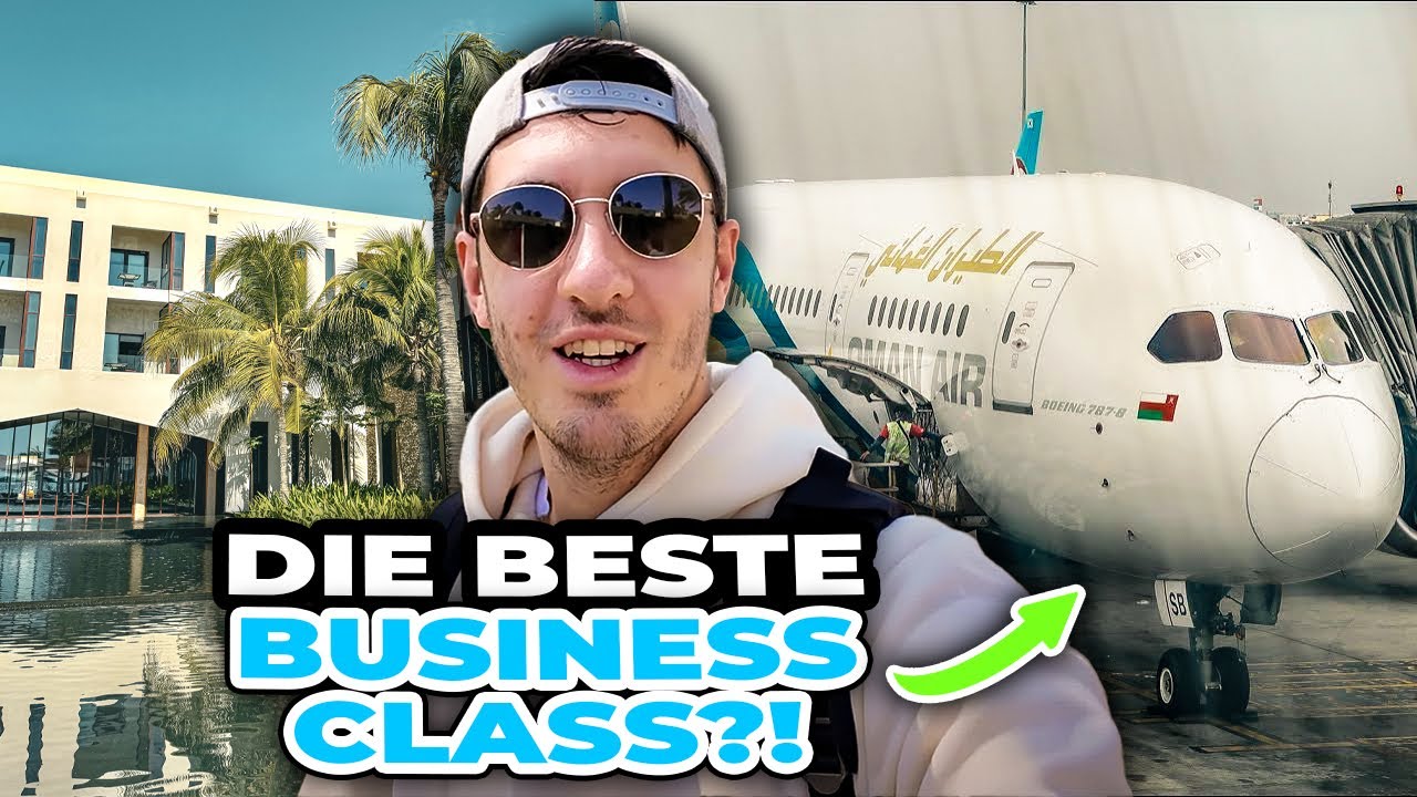 Lohnt es sich BUSINESS CLASS zu fliegen?! ✈️🥂 | Oman Air | Dominik Fisch