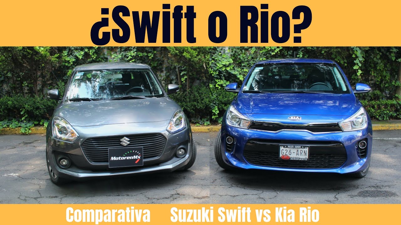 Comparativa | Suzuki Swift vs KIA Rio | Motoren Mx