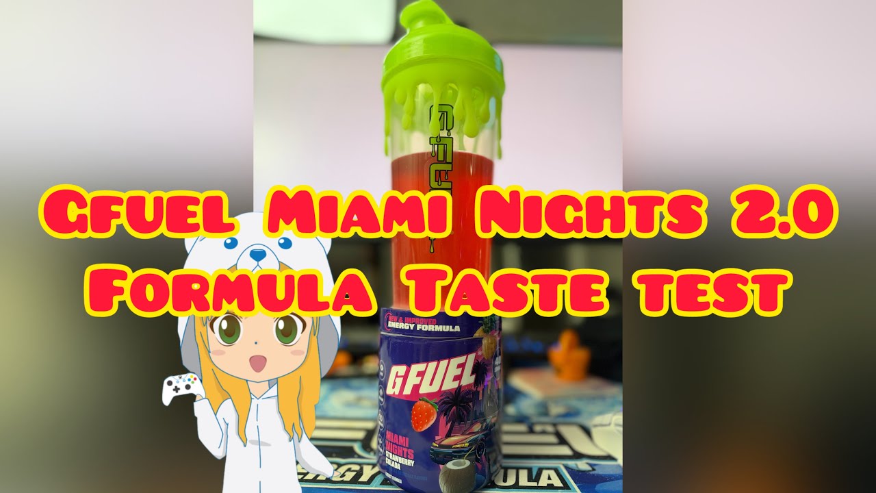GFUEL Miami Nights 2.0 Taste Test