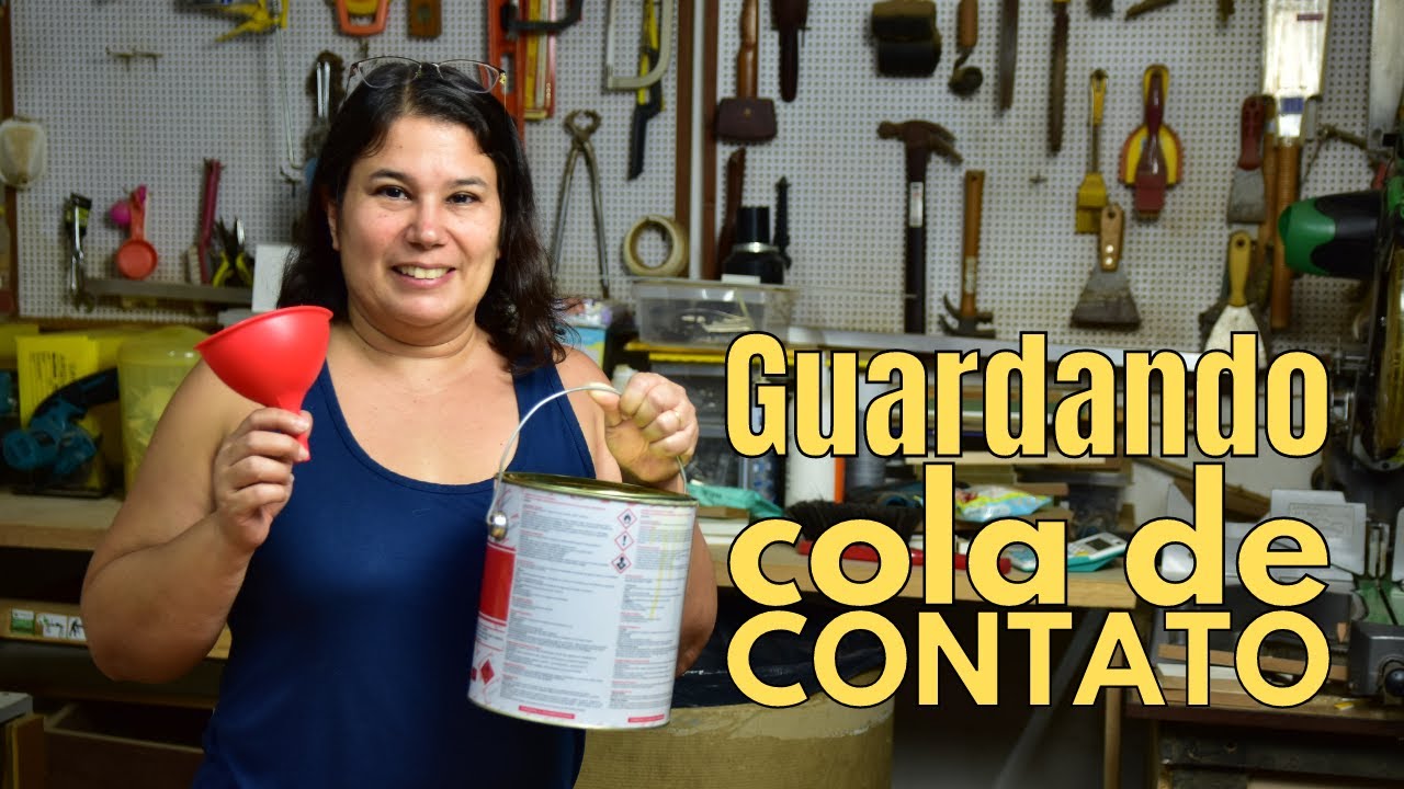 Como fazer a cola de contato durar mais
