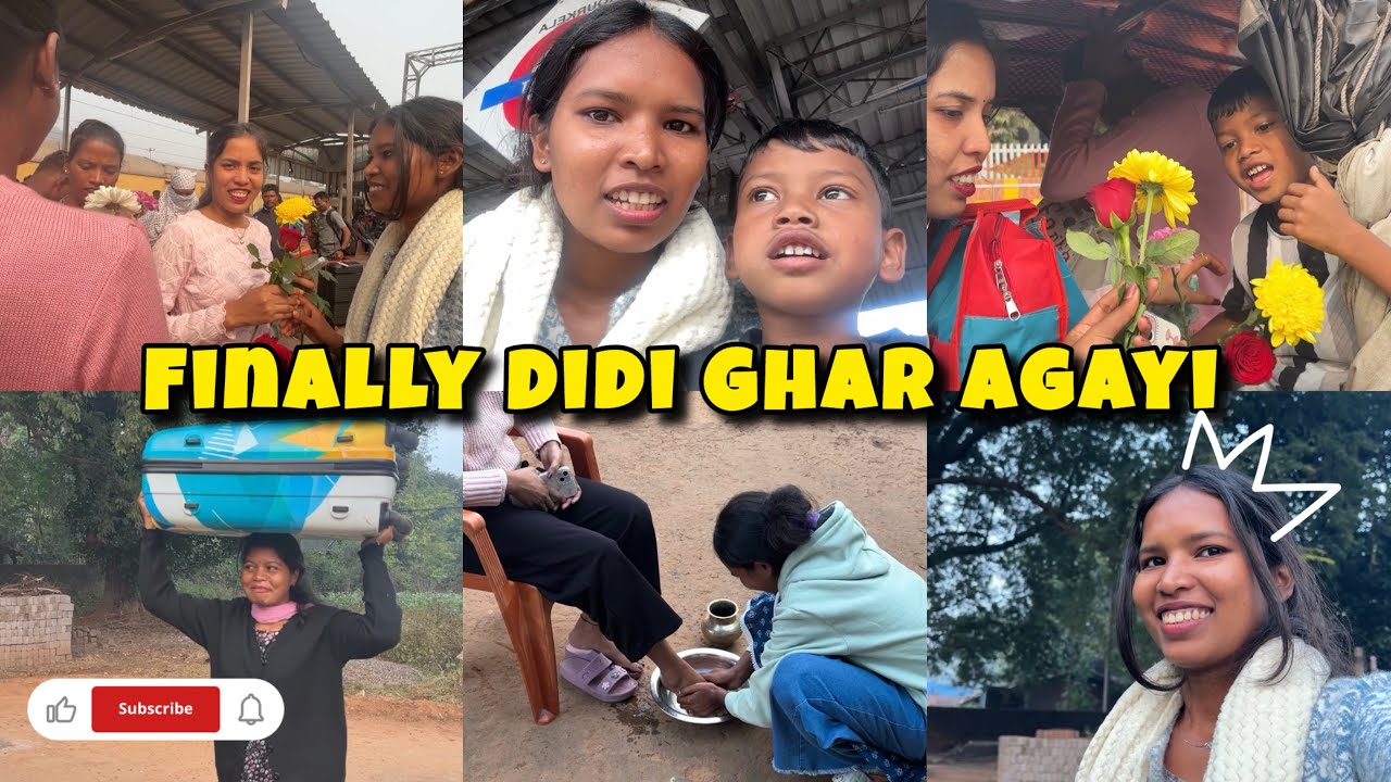 FINALLY DIDI GHAR AGAYI 🥰✨🌷|| Aruna Kullu vlog || 