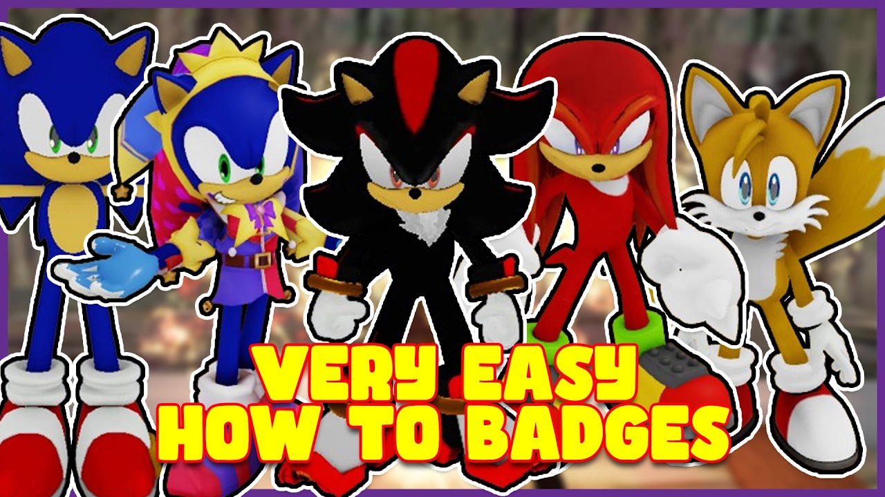 How to Get All 7 Mystery Badges in Sonic Universe RP - ROBLOX