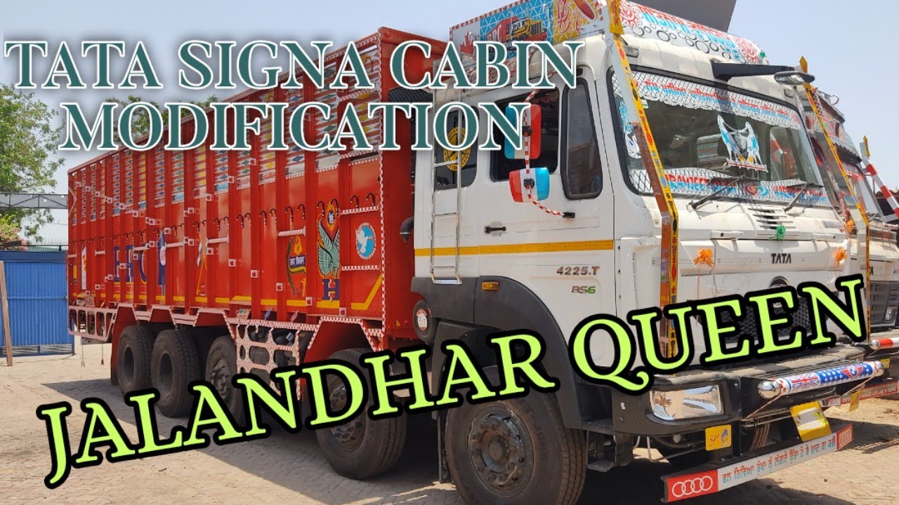 Tata signa 4225 full Modification and body work on gill truck body work samana