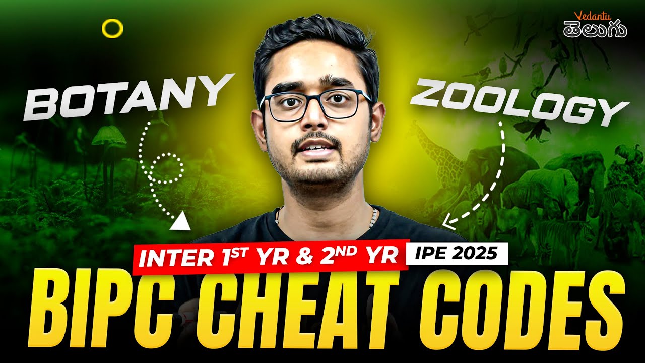 BIPC Cheat Codes for IPE 2025 | Inter 1st & 2nd Year | Botany & Zoology