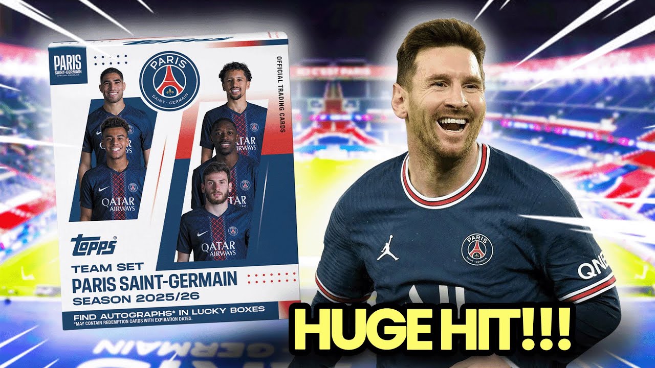 We Pulled a MESSI In The *NEW* TOPPS PSG TEAM SETS!!!