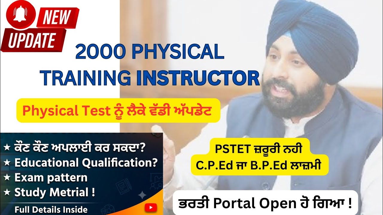 Punjab PTI Teacher Recruitment | 2000 Vacancies Out! 🚨 Qualification, Syllabus & Exam Pattern