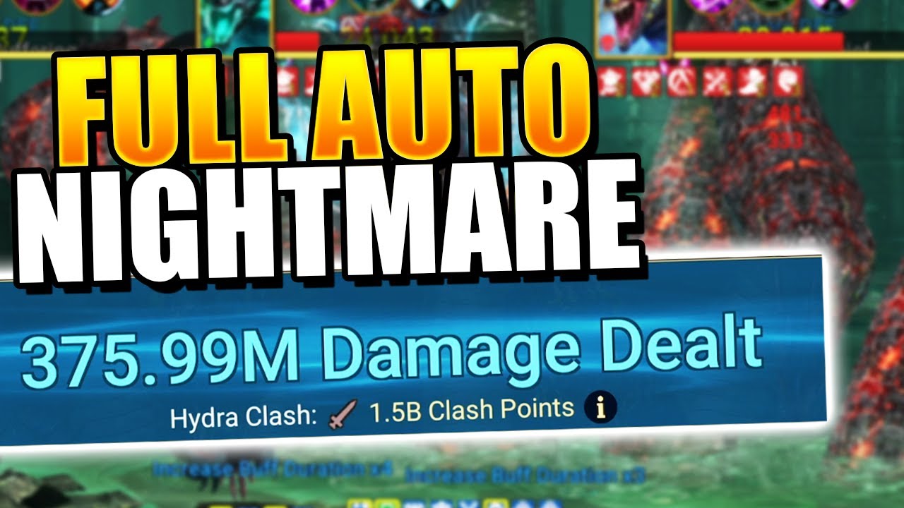 NEW Full Auto Nightmare Hydra Team | Raid: Shadow Legends
