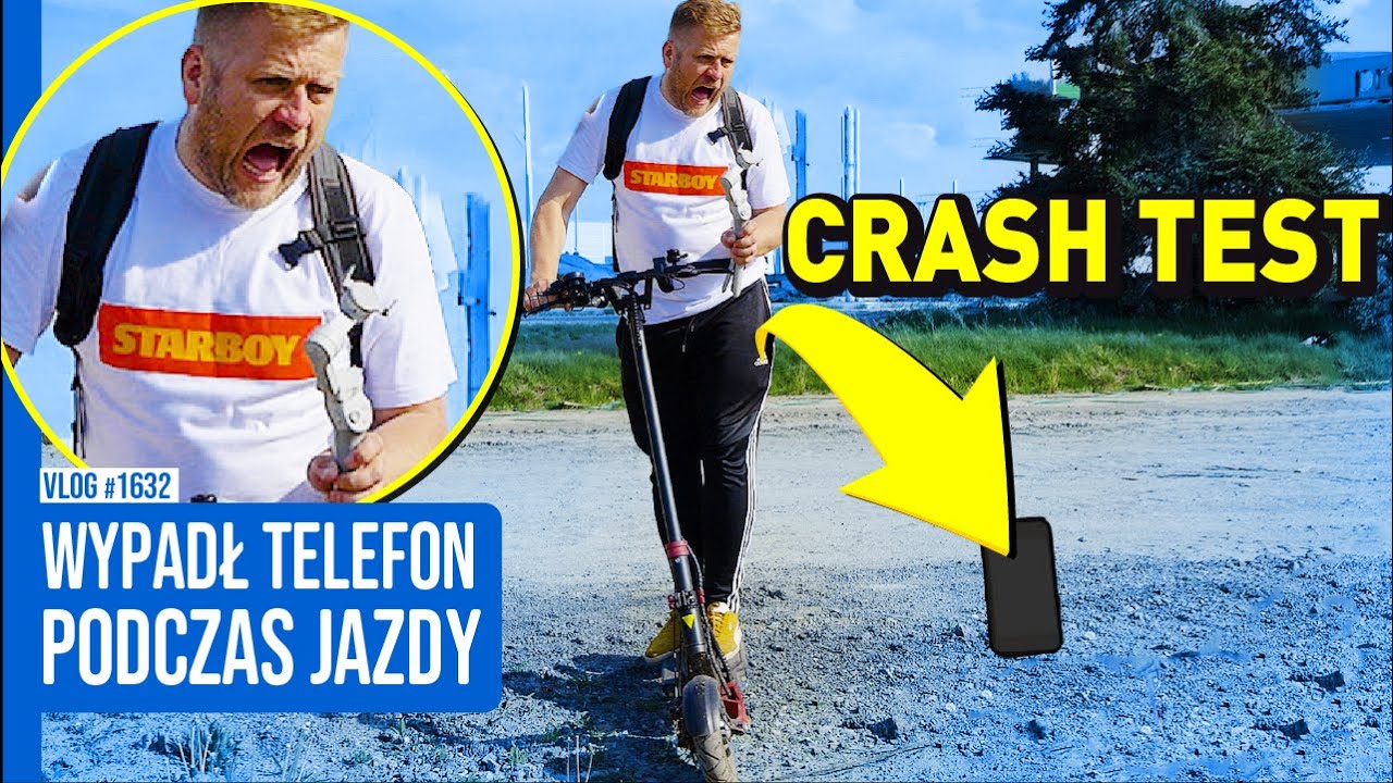 Telefon spadł na drogę - Crash Test / VLOG #1631