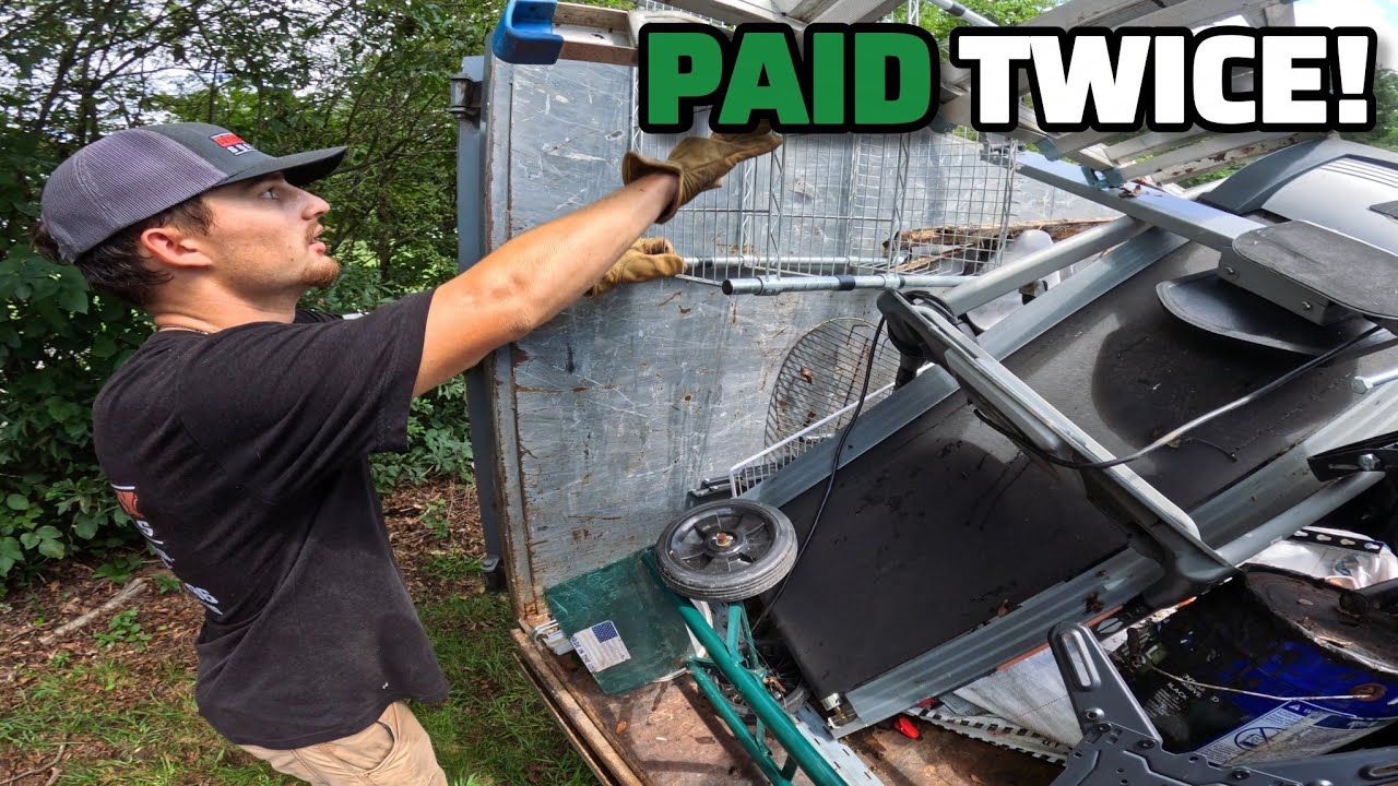 WE Are Getting Paid $1000 Clean Up This Property! - Day In The Junk Removal Business 