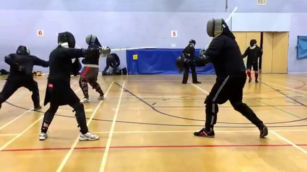 Broadsword and Buckler Sparring Esther vs Jose