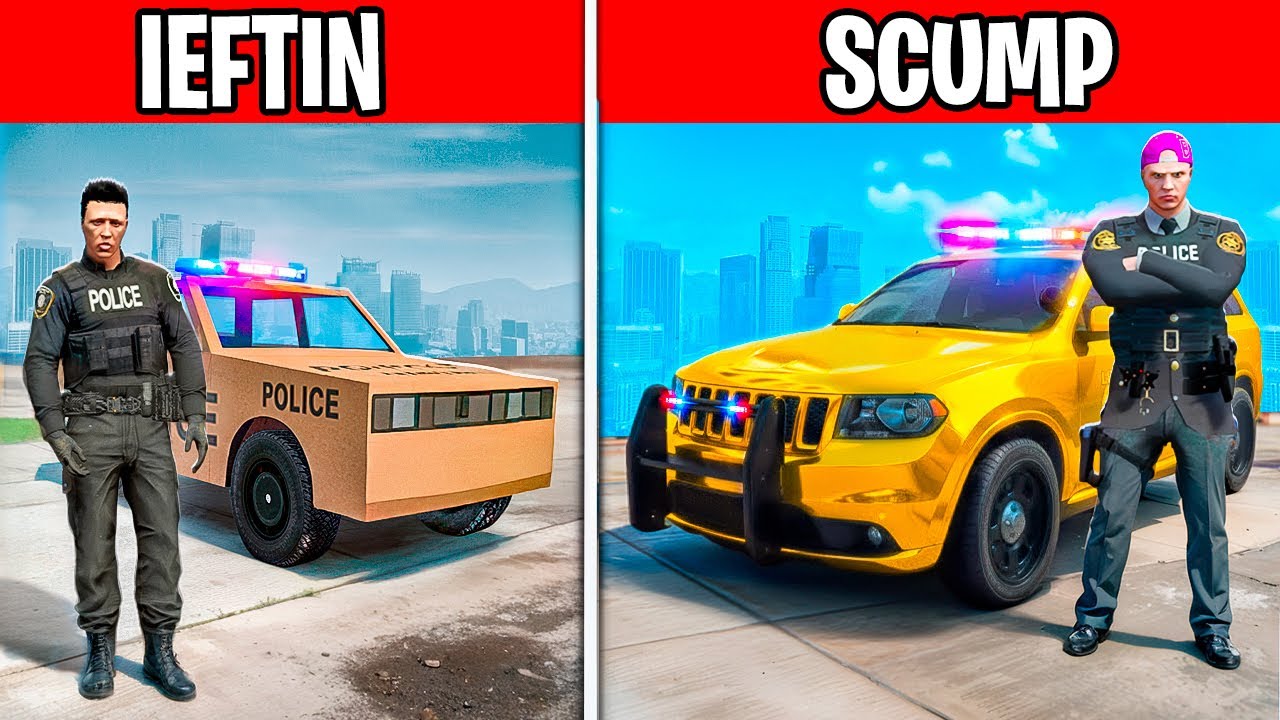 MAȘINA de POLIȚIE IEFTINĂ vs SCUMPA în GTA 5!
