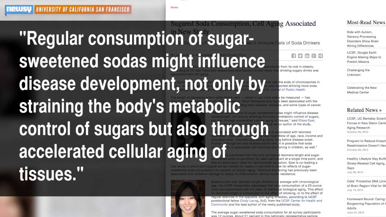 Study Links Soda To Accelerated DNA Aging