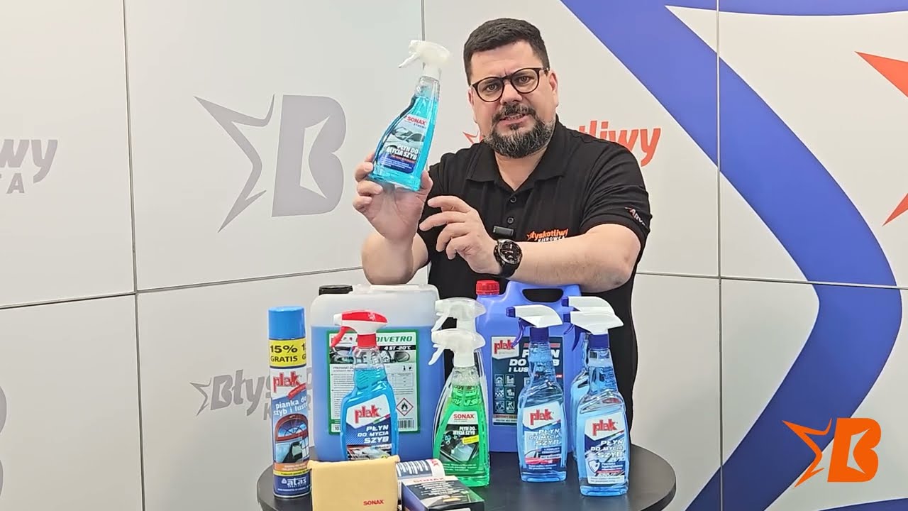 Błyskotliwy Kierowca prezentuje - Płyny do mycia szyb w samochodzie (i nie tylko).