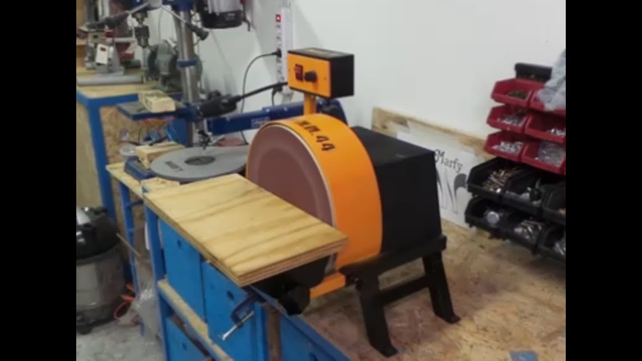 🔨 Levigatrice a disco in ferro fai da te Seconda Parte ( DIY steel disc sander )