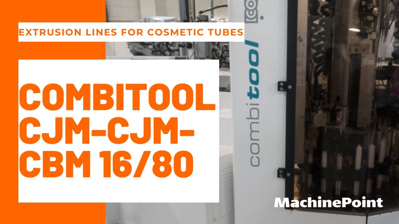 COMBITOOL CJM-CJM-CBM 16/80 Extrusion lines for cosmetic tubes | COMBITOOL Machines