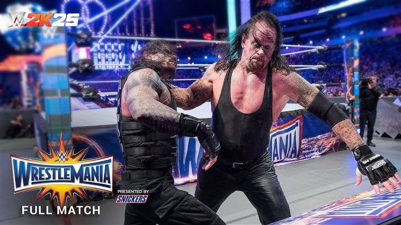 Full match - Roman Reigns vs Undertaker epic finish || #wwe2k25 