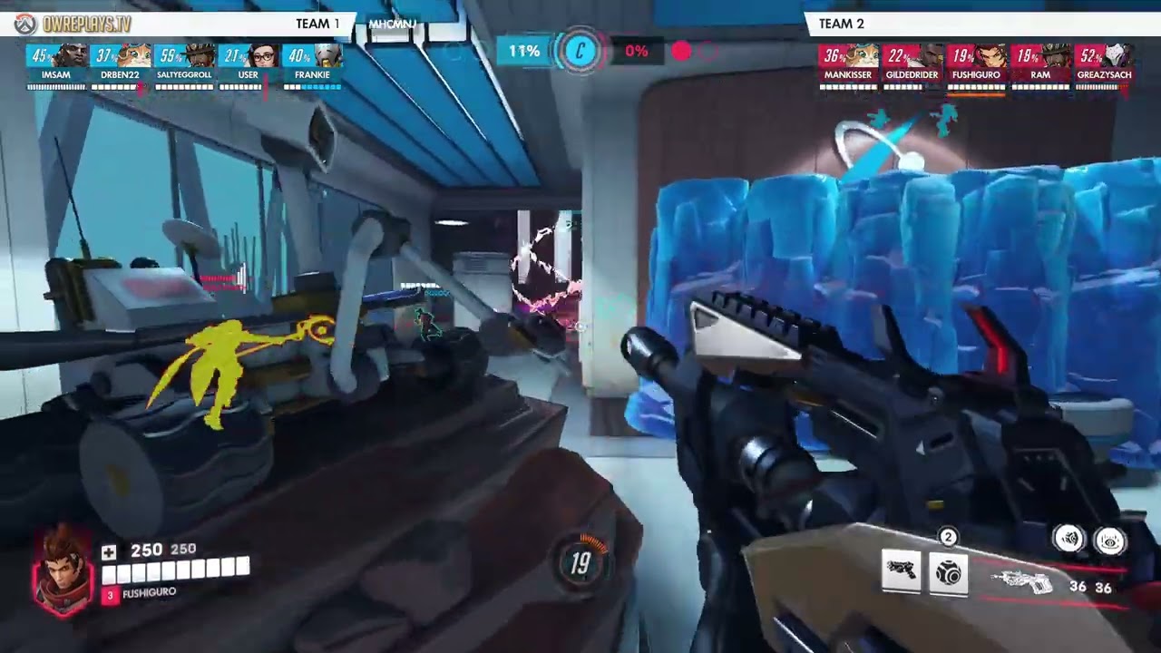 Emre gameplay by FUSHIGURO — Overwatch Replay MHCMNJ
