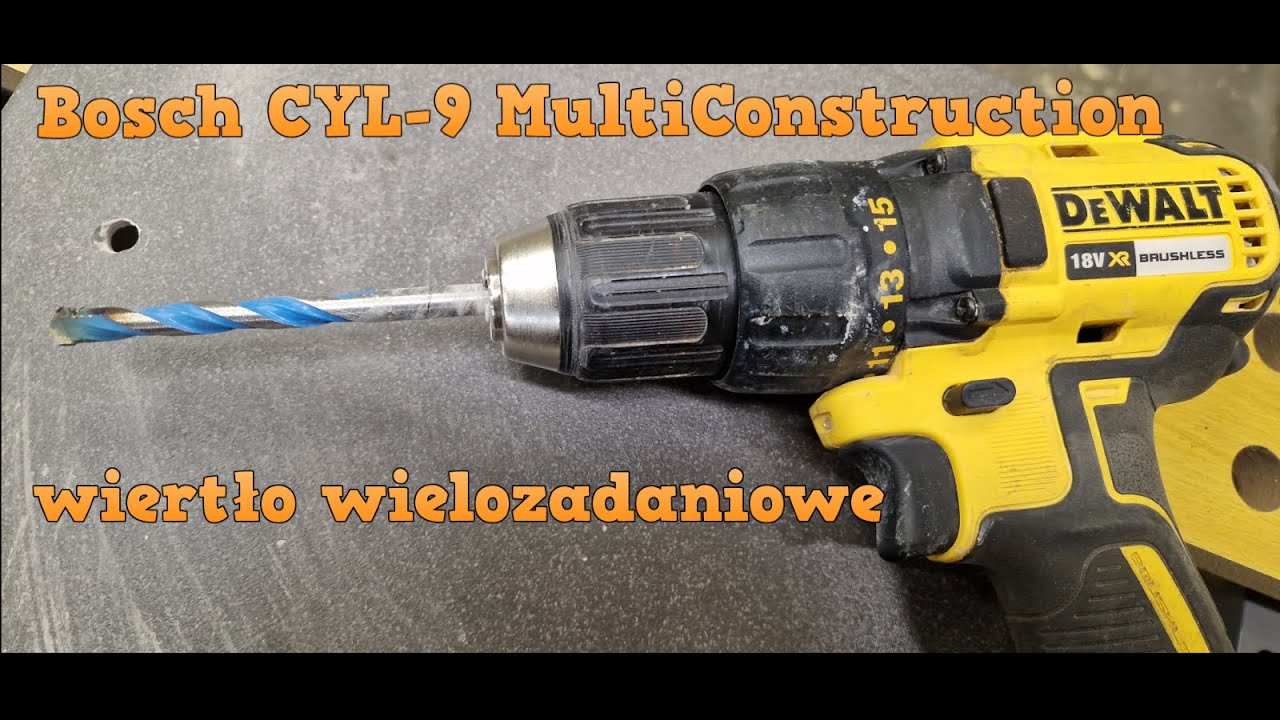 Wiertło wielozadaniowe/uniwersalne Bosch CYL-9 Multi Construction