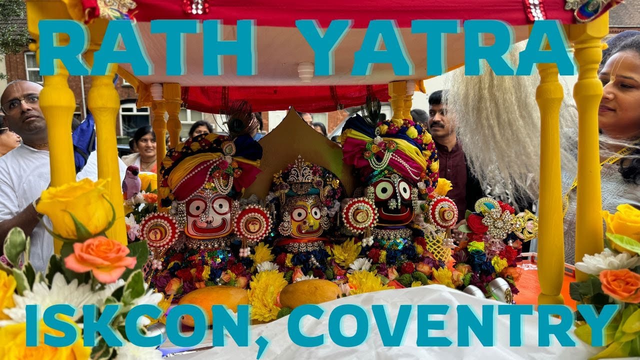 Jagannath Rath Yatra 2024 | Coventry ISKCON | Indian Youtuber