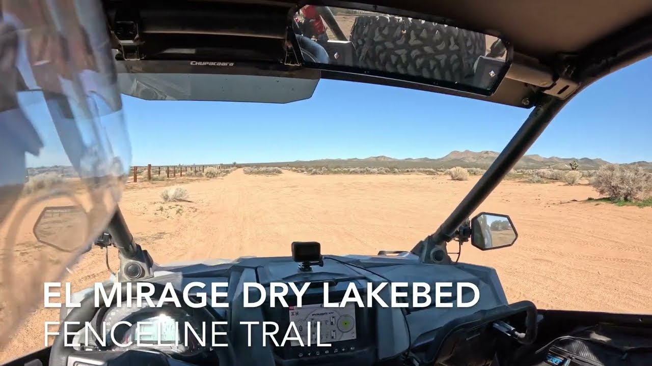 El Mirage Dry Lakebed - Fenceline Trail - West Loop - East Loop