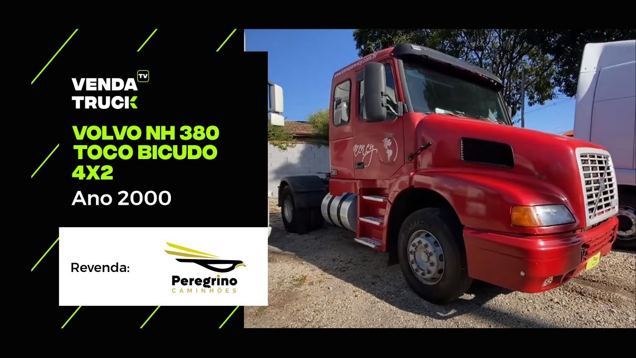 CAMINHÃO VOLVO NH 380 ANO 2000 4X2 TOCO BICUDO BARATO │ À VENDA │PEREGRINO CAMINHÕES │ CURITIBA PR