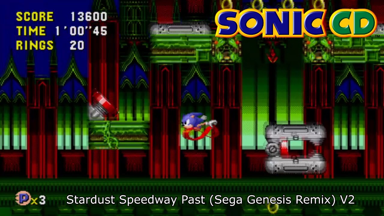Sonic CD - Stardust Speedway Past (Sega Genesis Remix) V2
