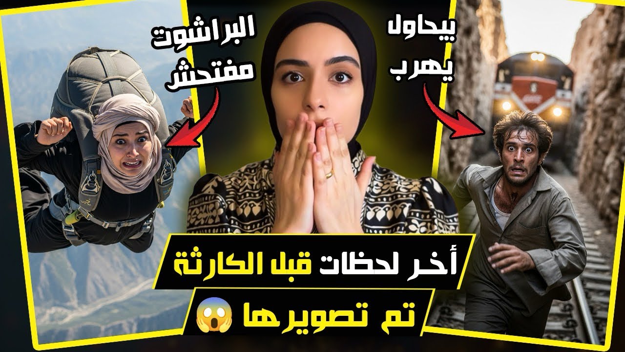 لحظاتهم الأخيرة أمام الكاميرا.. نهاية كارثية في مشاهد حقيقية! اخر لحظات قبل الكارثة!؟