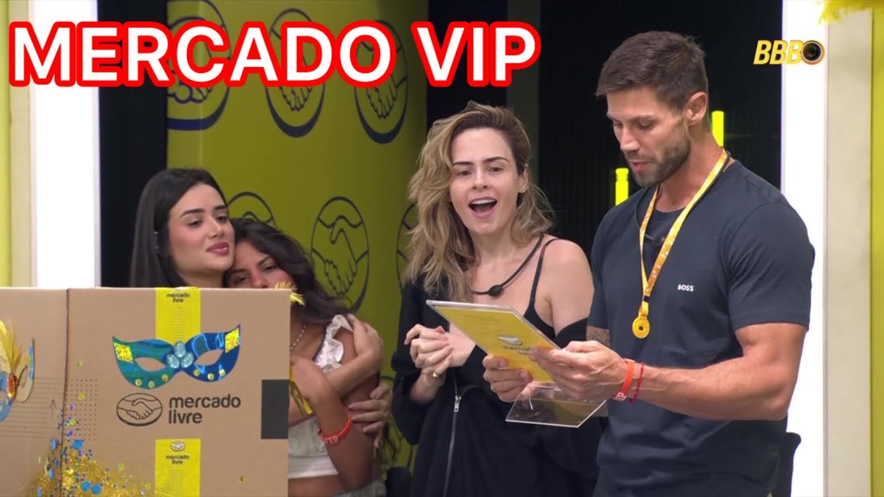 JONAS LEVA ANA PAULA PELA PRIMEIRA VEZ NO MERCADO VIP E GABRIELA FICA COM RAIVA E CHORA