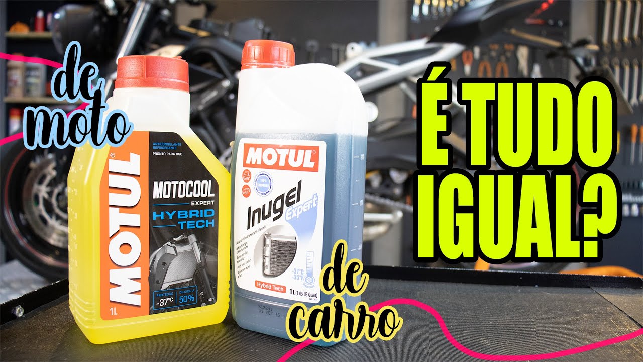 Pode usar líquido de arrefecimento de carro na moto?