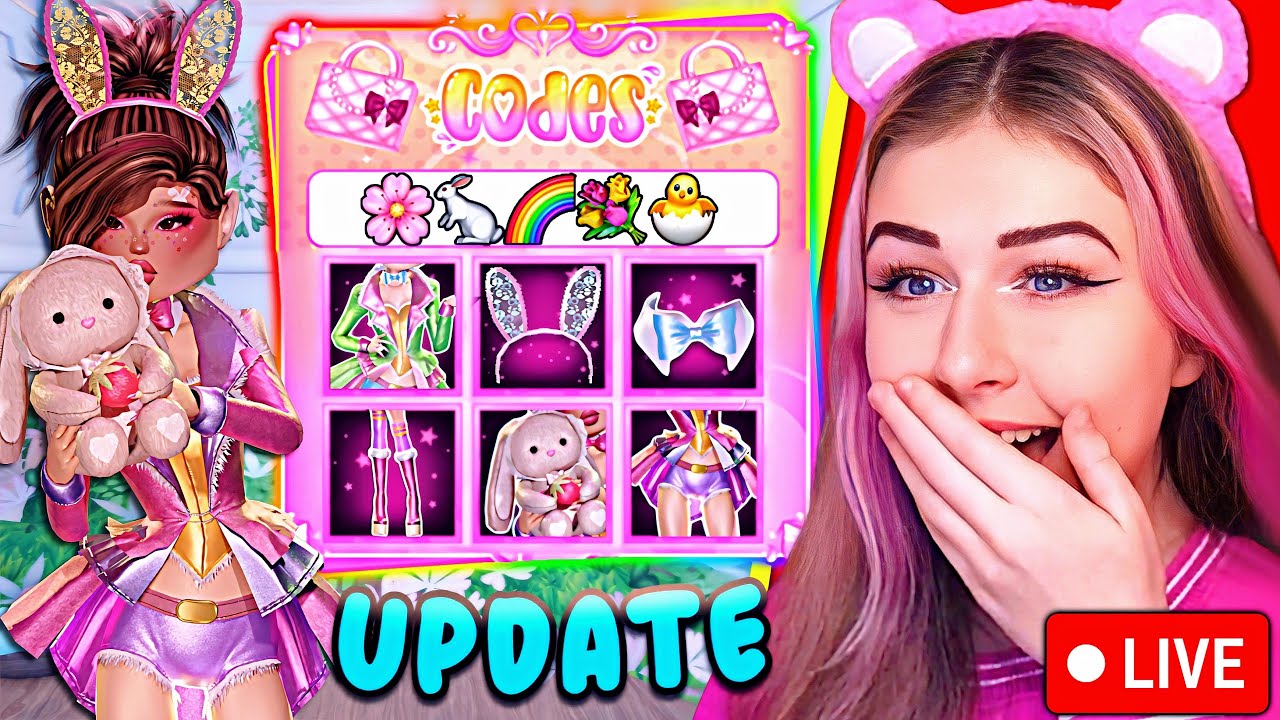 ⚠️ NEW UPDATE! Finding The SECRET CODE To a FULL SPRING SET In DRESS TO IMPRESS! | ROBLOX Live