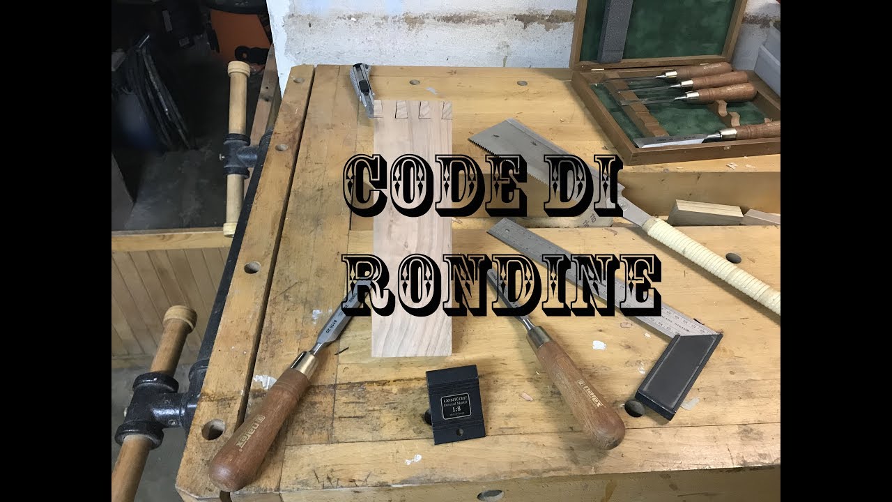 Incastro a coda di rondine - dovetail joint